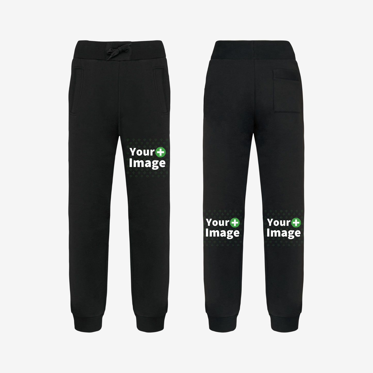 Custom Printed - RELAXED FIT JOGGING SWEATPANT - Black