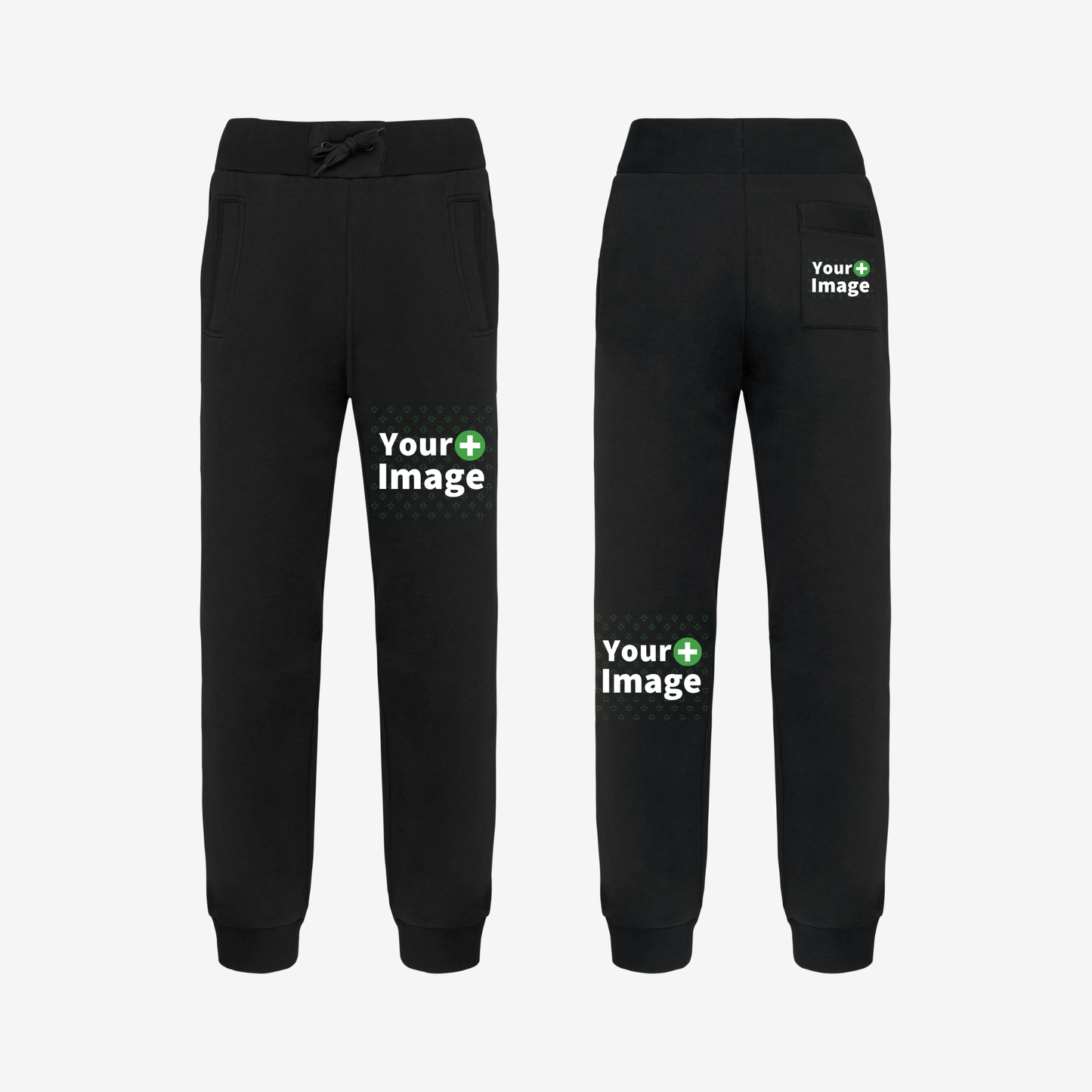 Custom Printed - RELAXED FIT JOGGING SWEATPANT - Black