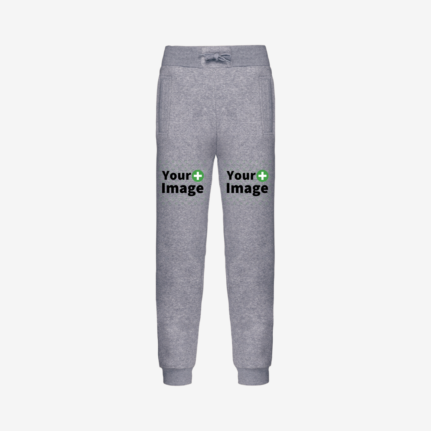 Custom Printed - RELAXED FIT JOGGING SWEATPANT - Heather Slub Gray