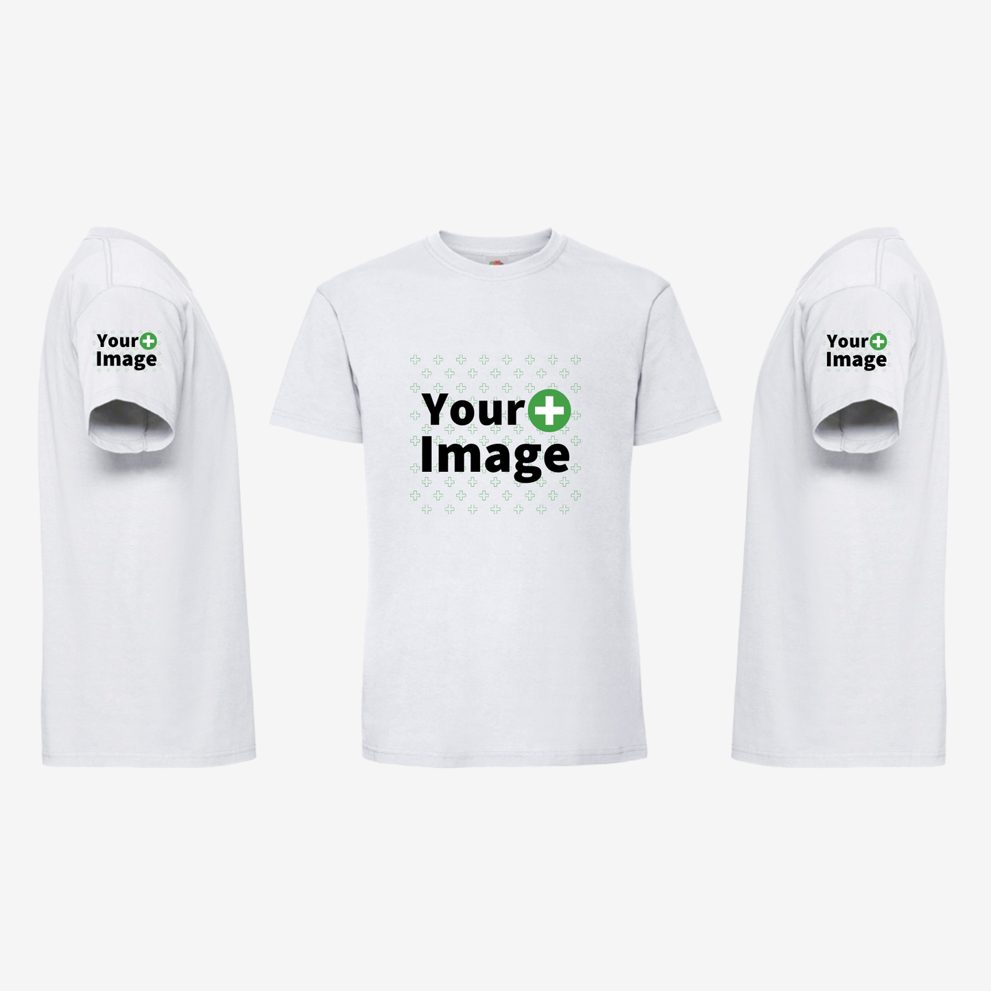 Custom Printed - REGULAR FIT T-SHIRT - White