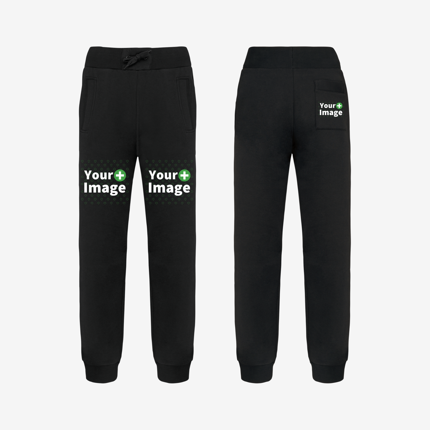 Custom Printed - RELAXED FIT JOGGING SWEATPANT - Black