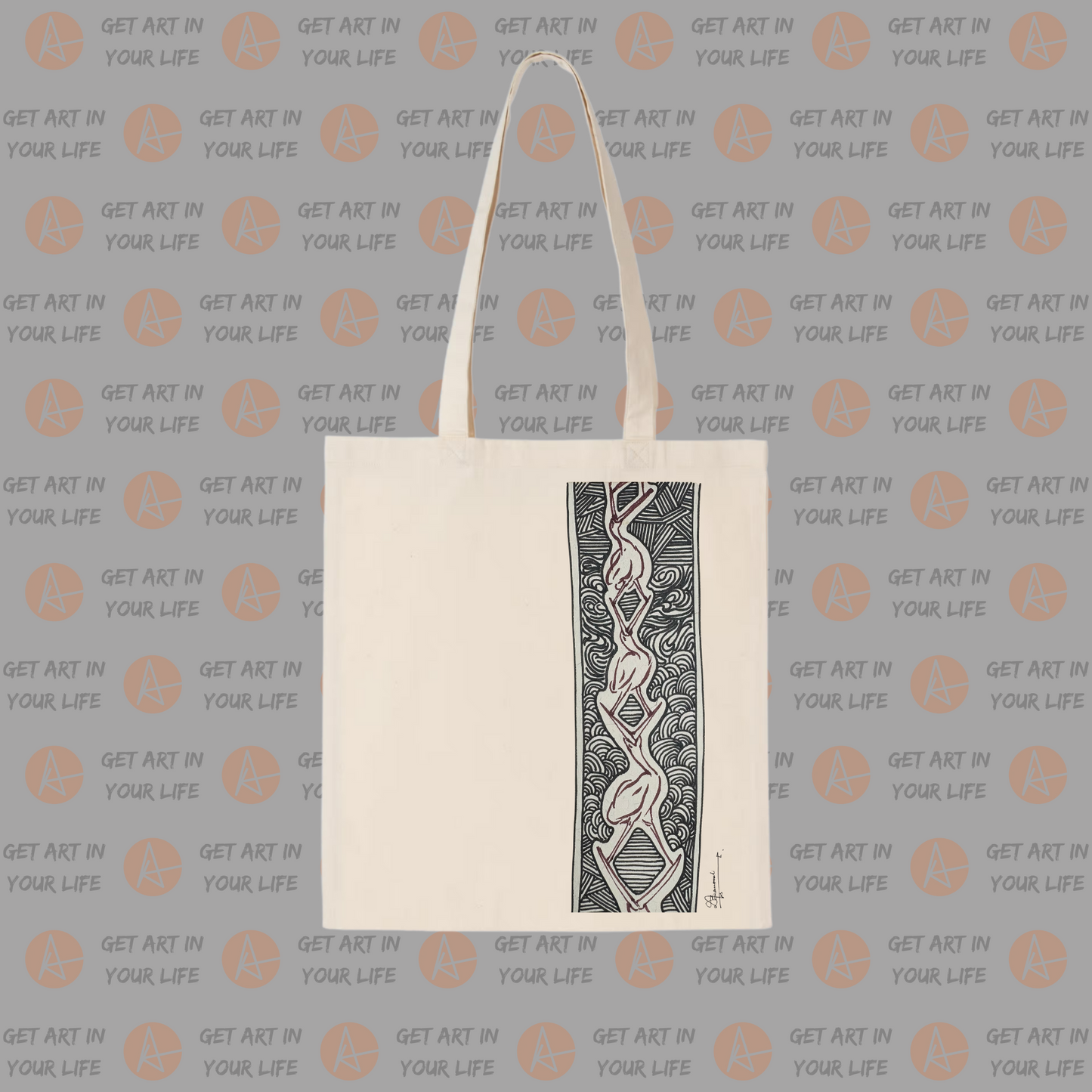 Folk Tale - 4 on COTTON TOTE BAG