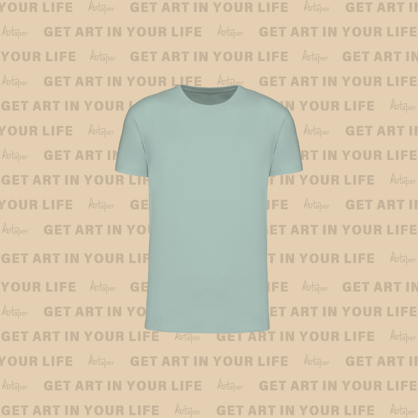 REGULAR FIT PLAIN T-SHIRT - Sage