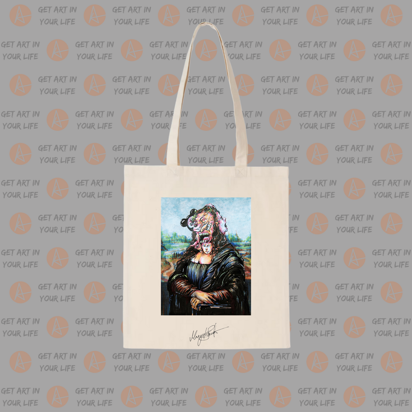 Asilanom on COTTON TOTE BAG