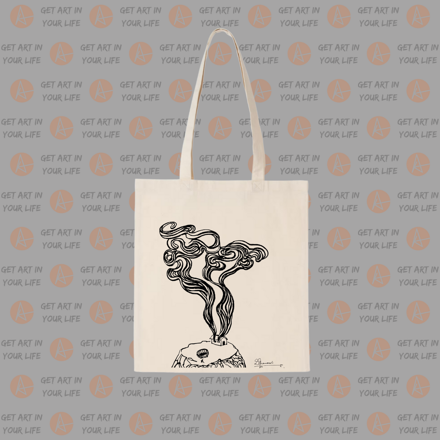 Folk Tale - 1 on COTTON TOTE BAG
