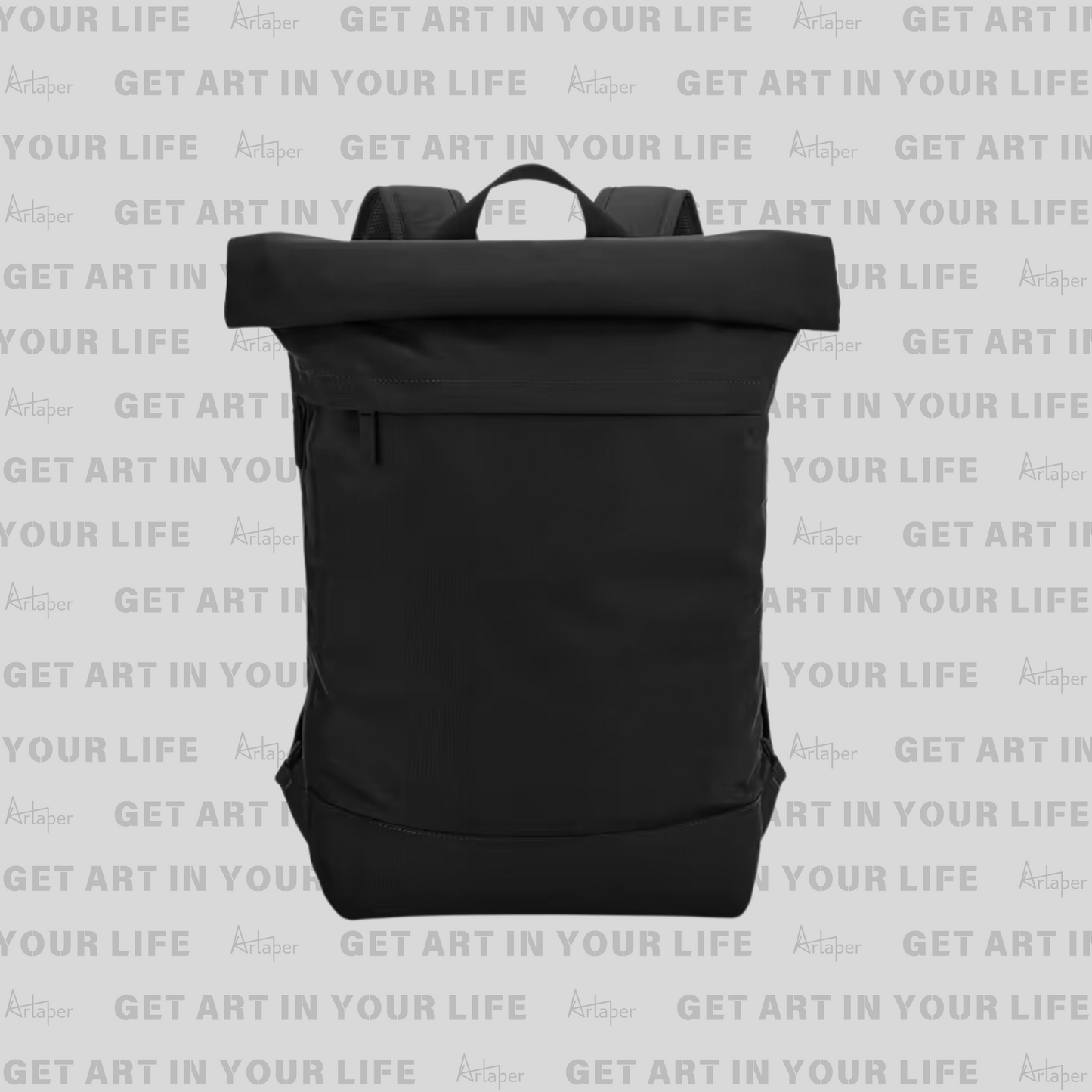 ROLL TOP BACKPACK - Black