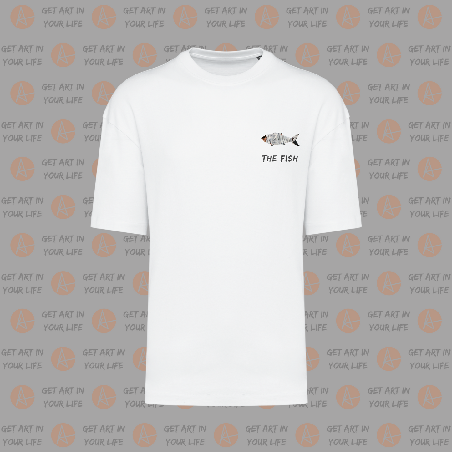 The Fish on OVERSIZED DROP SHOULDER PLAIN T-SHIRT