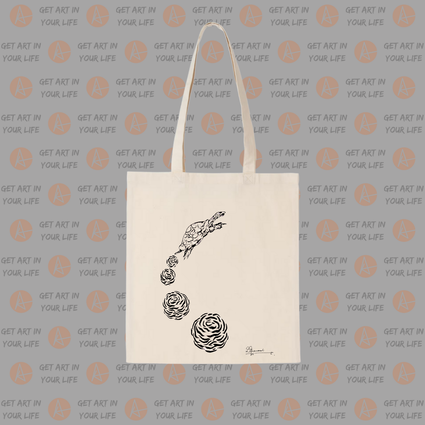 Folk Tale - 2 on COTTON TOTE BAG