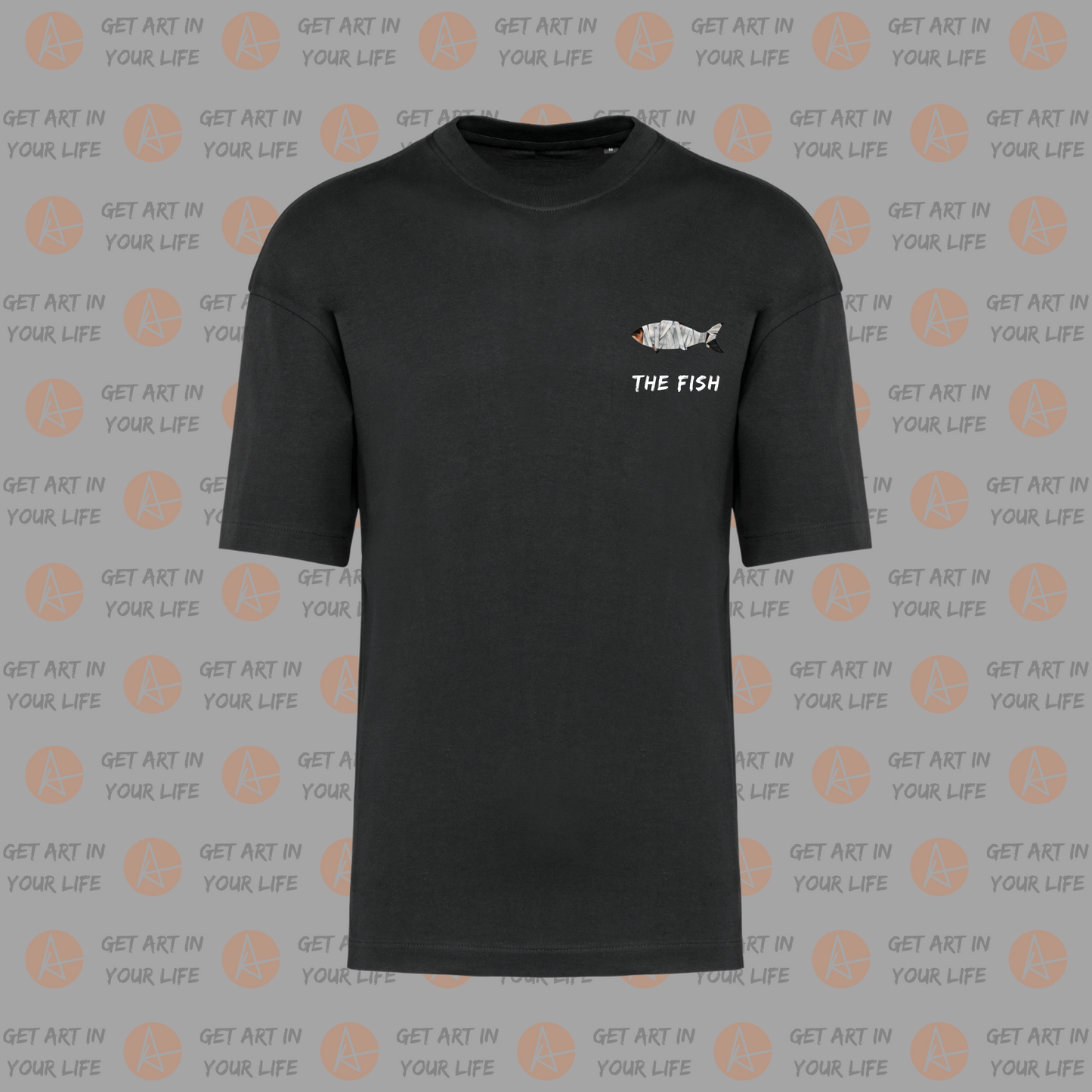 The Fish on OVERSIZED DROP SHOULDER PLAIN T-SHIRT