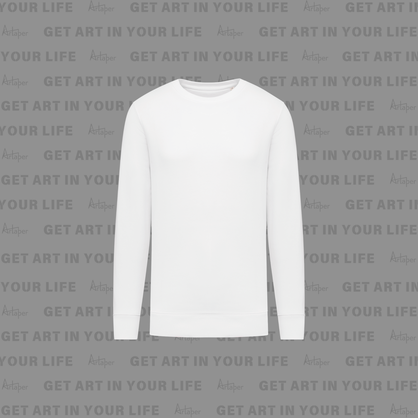 PLAIN CREW NECK SWEATSHIRT - White
