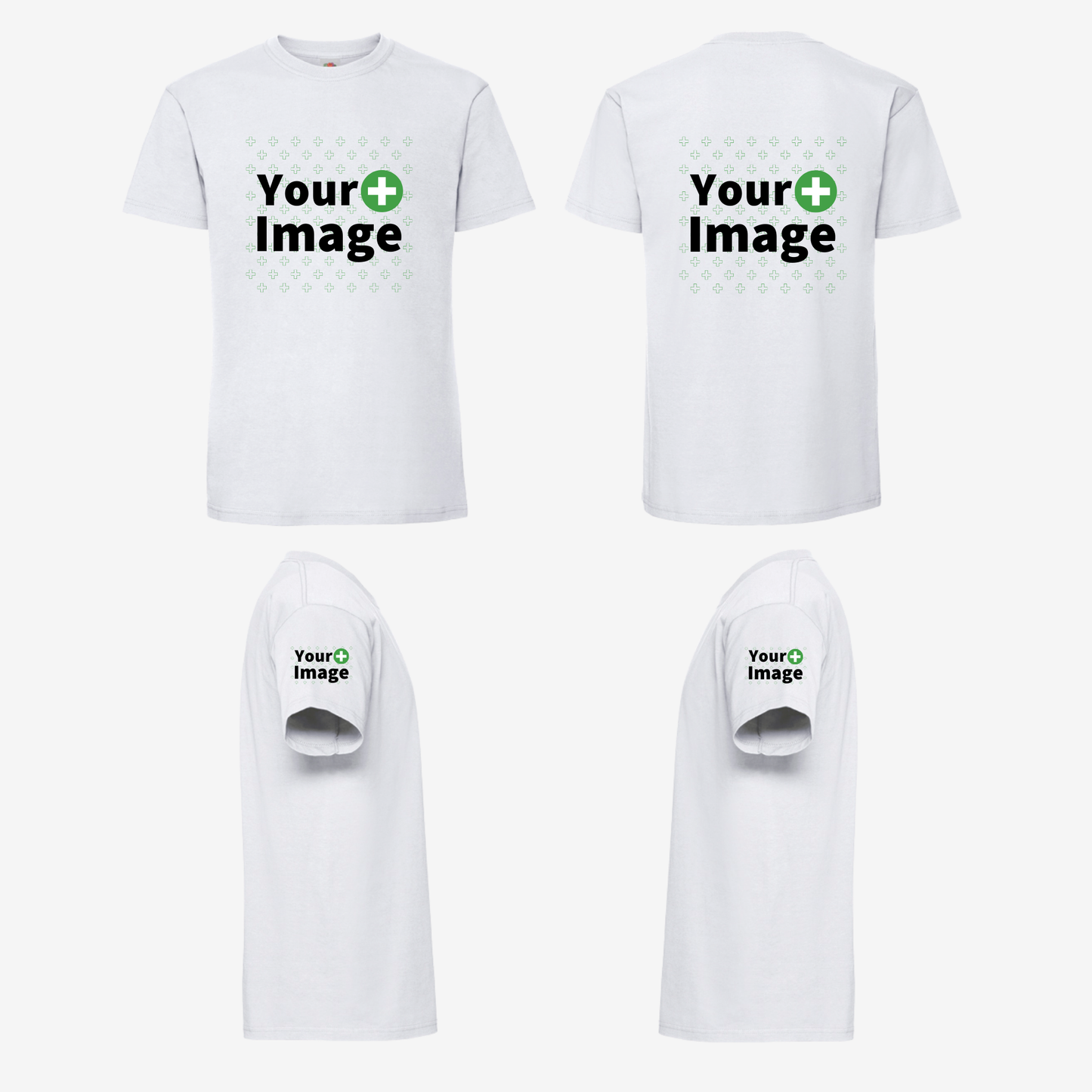 Custom Printed - REGULAR FIT T-SHIRT - White