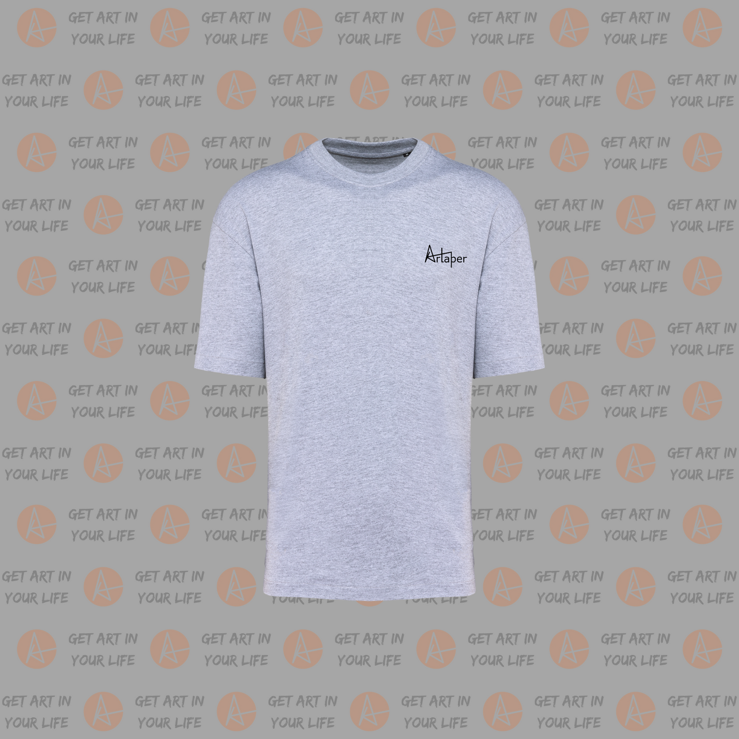 Man Hole on OVERSIZED DROP SHOULDER PLAIN T-SHIRT