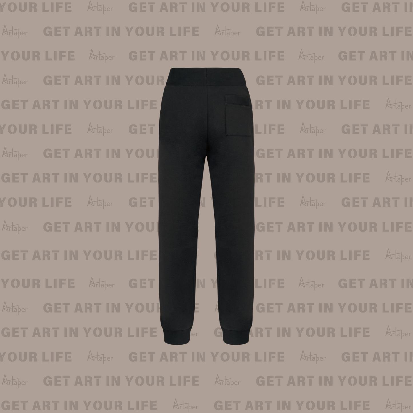 PLAIN RELAXED FIT JOGGING SWEATPANT - Black