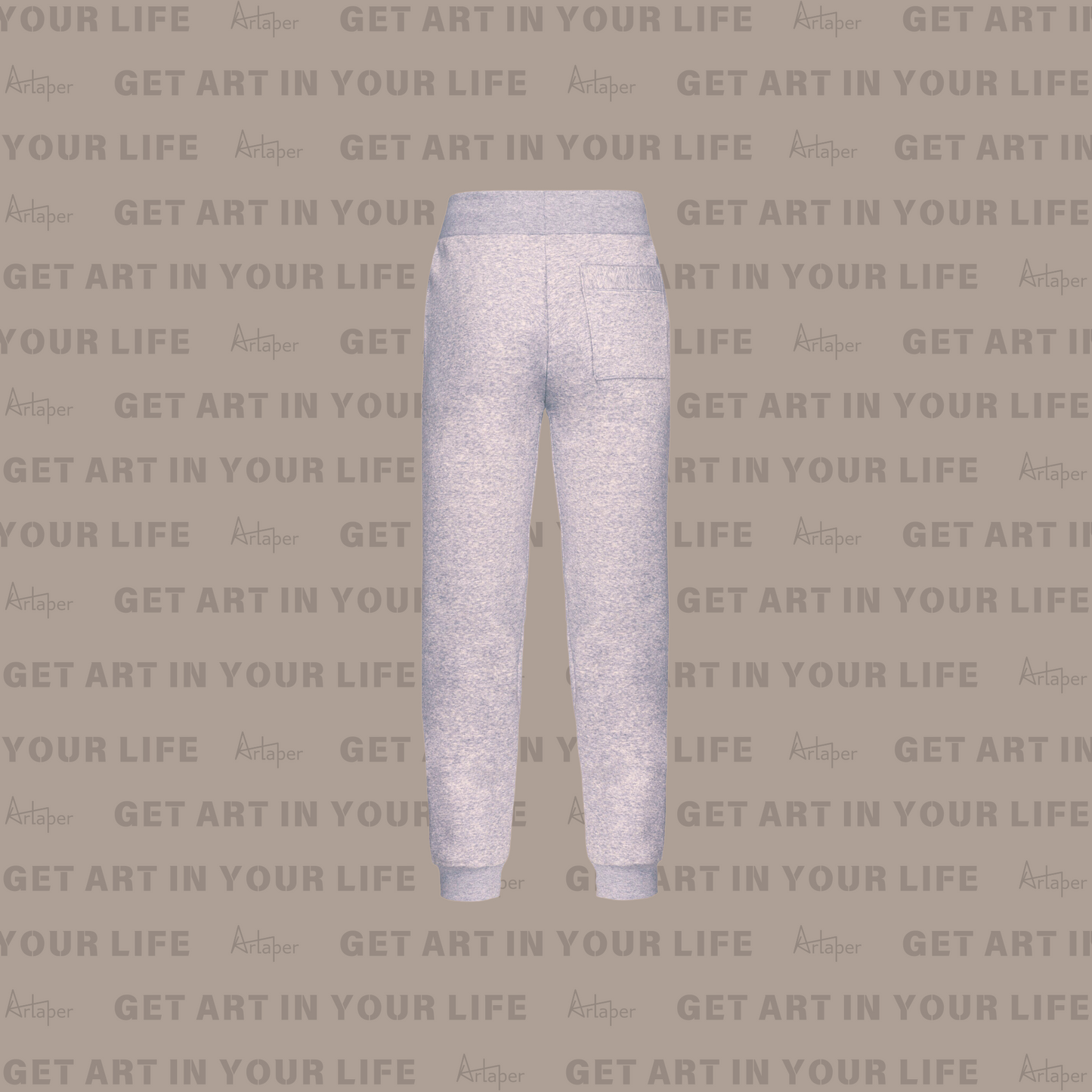 PLAIN RELAXED FIT JOGGING SWEATPANT - Heather Slub Gray