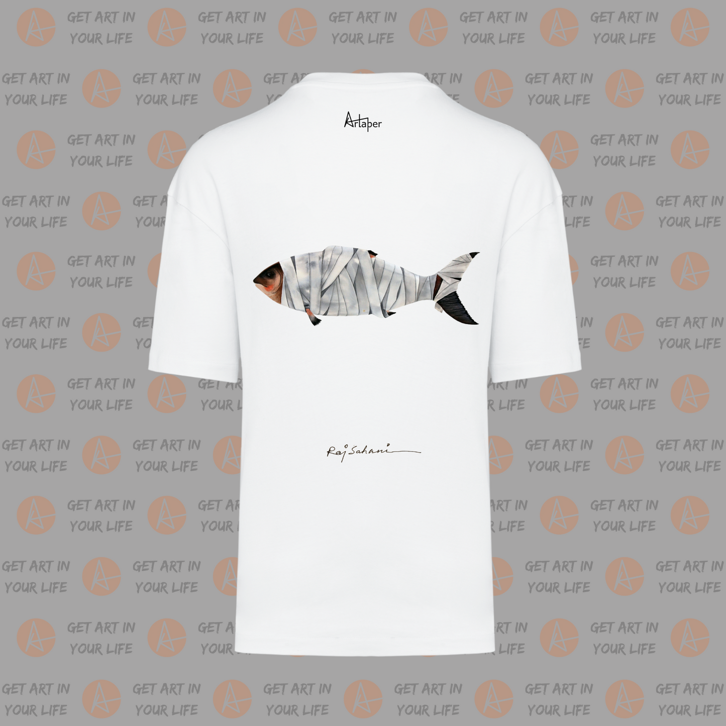 The Fish on OVERSIZED DROP SHOULDER PLAIN T-SHIRT