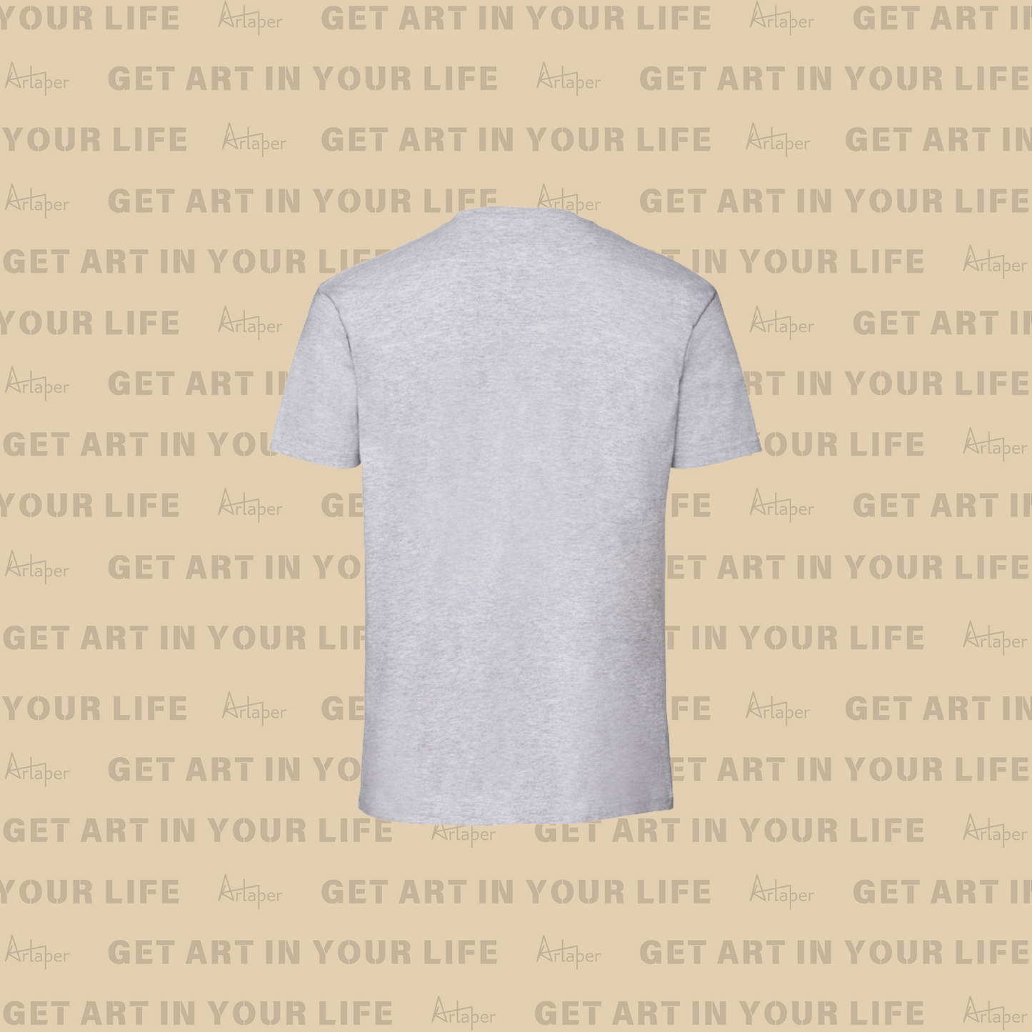 REGULAR FIT PLAIN T-SHIRT - Heather Ash Gray