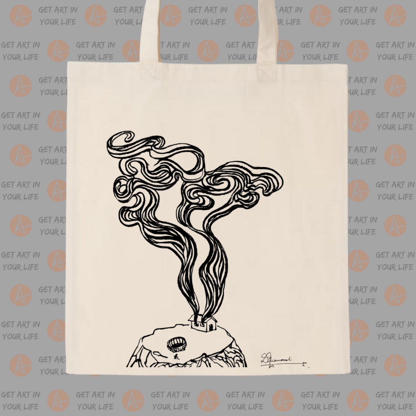 Folk Tale - 1 on COTTON TOTE BAG