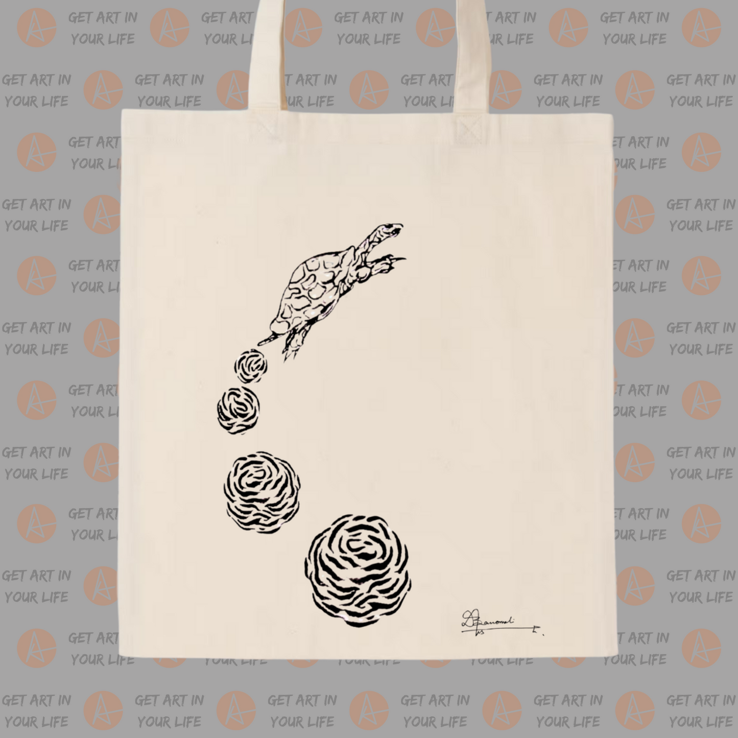 Folk Tale - 2 on COTTON TOTE BAG