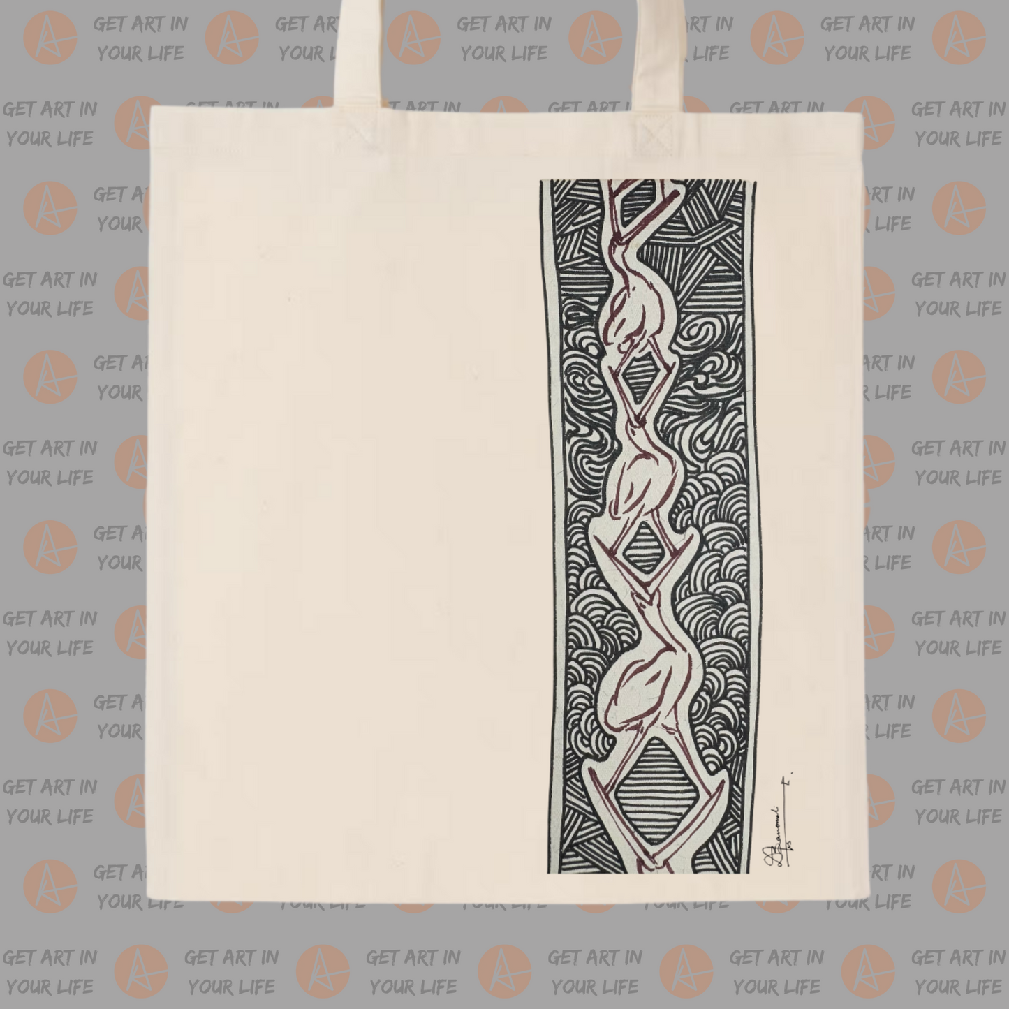 Folk Tale - 4 on COTTON TOTE BAG