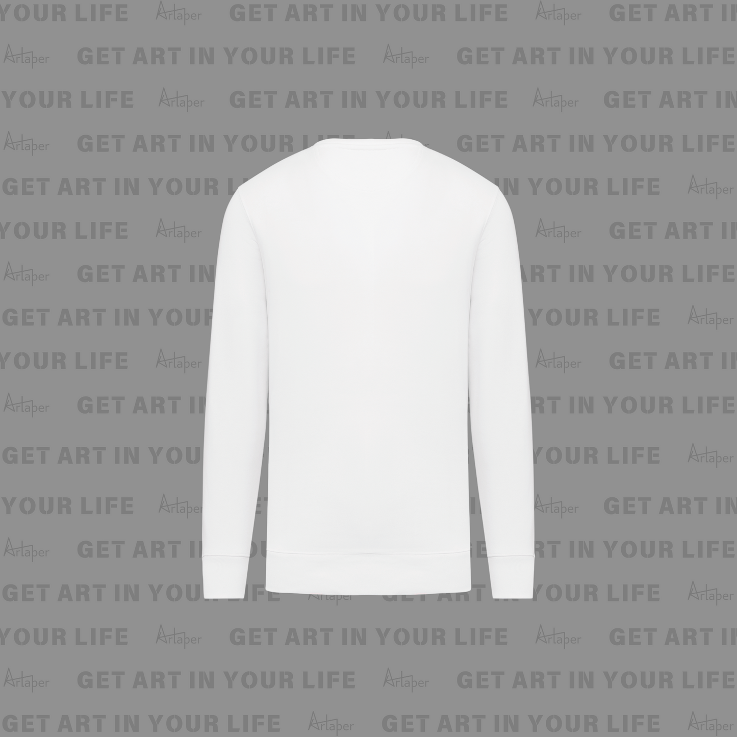 PLAIN CREW NECK SWEATSHIRT - White