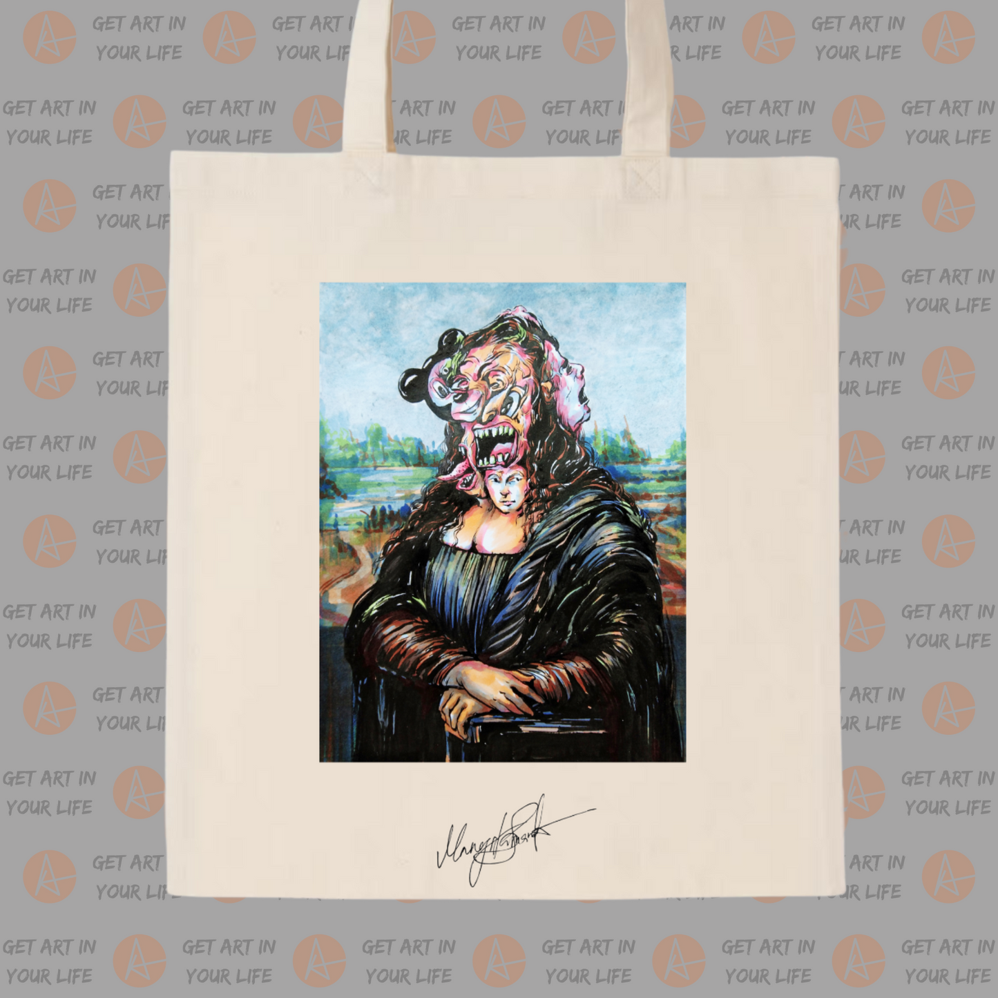 Asilanom on COTTON TOTE BAG