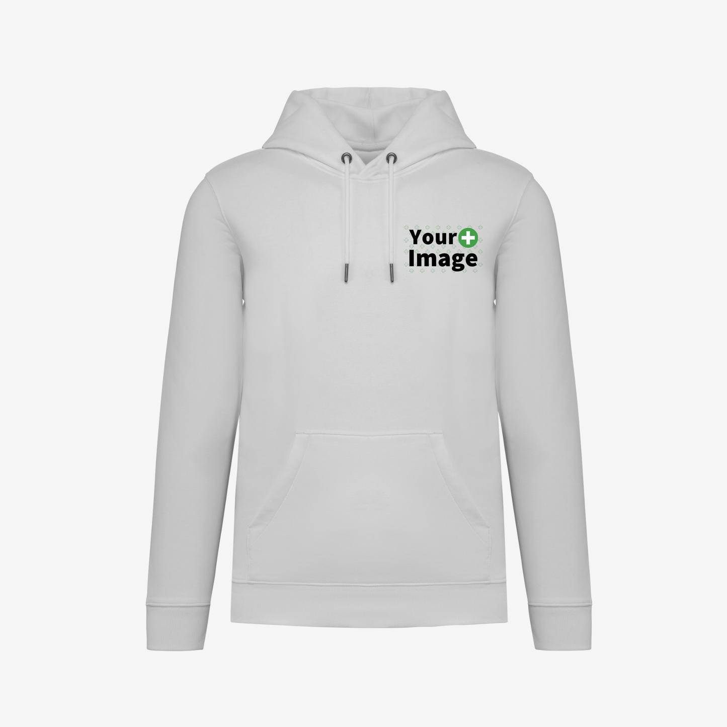 Custom Printed - HOODED SWEATSHIRT - White
