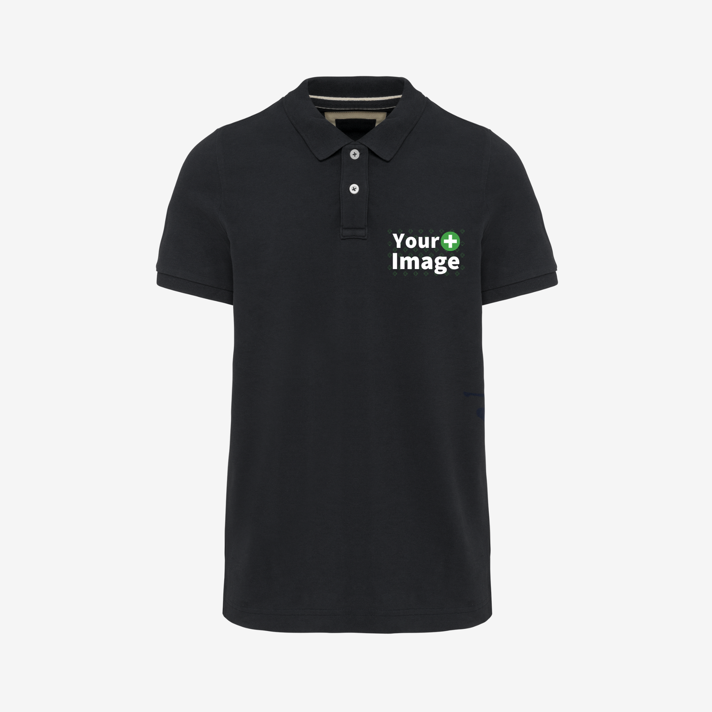 Custom Printed - SHORT SLEEVE POLO - Black