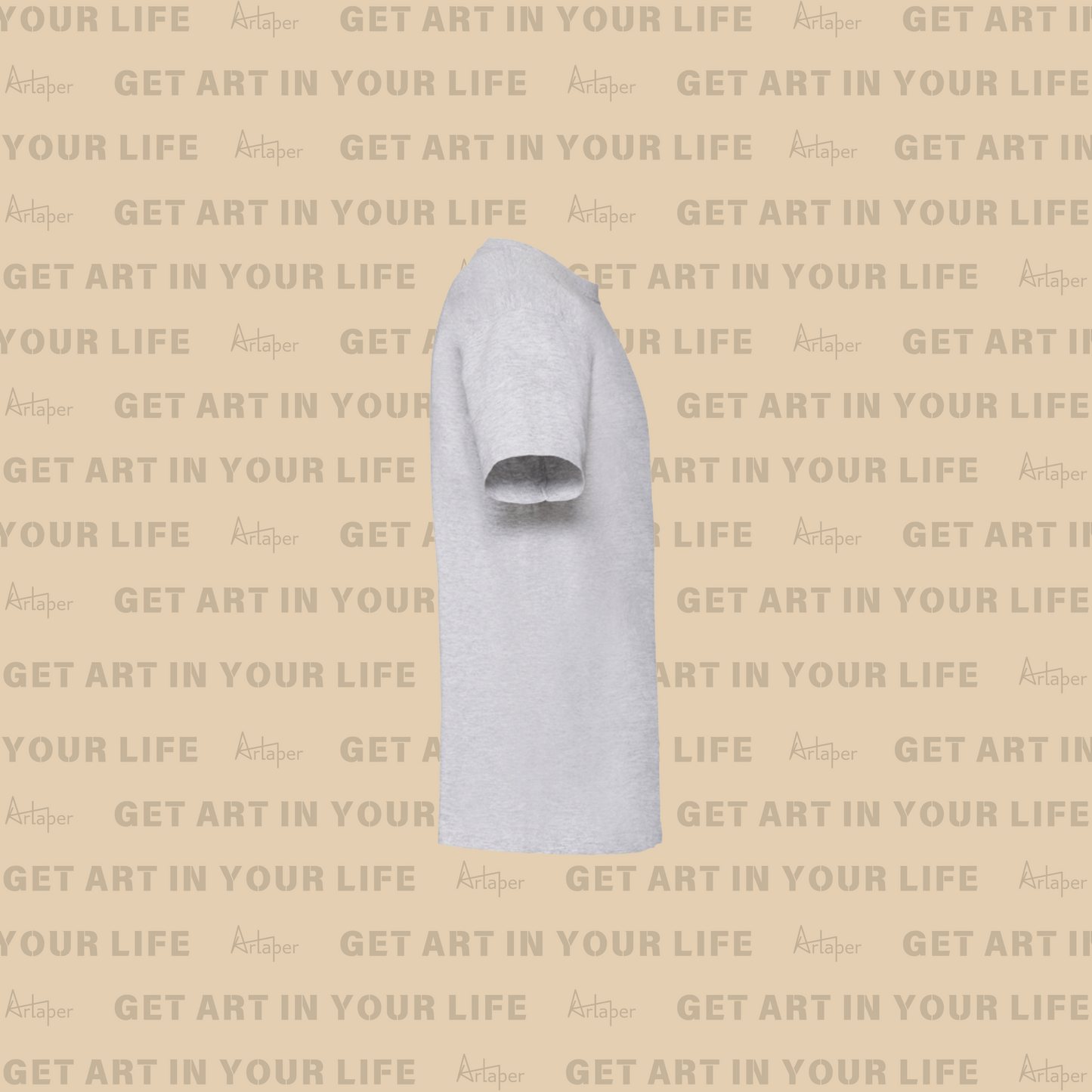 REGULAR FIT PLAIN T-SHIRT - Heather Ash Gray