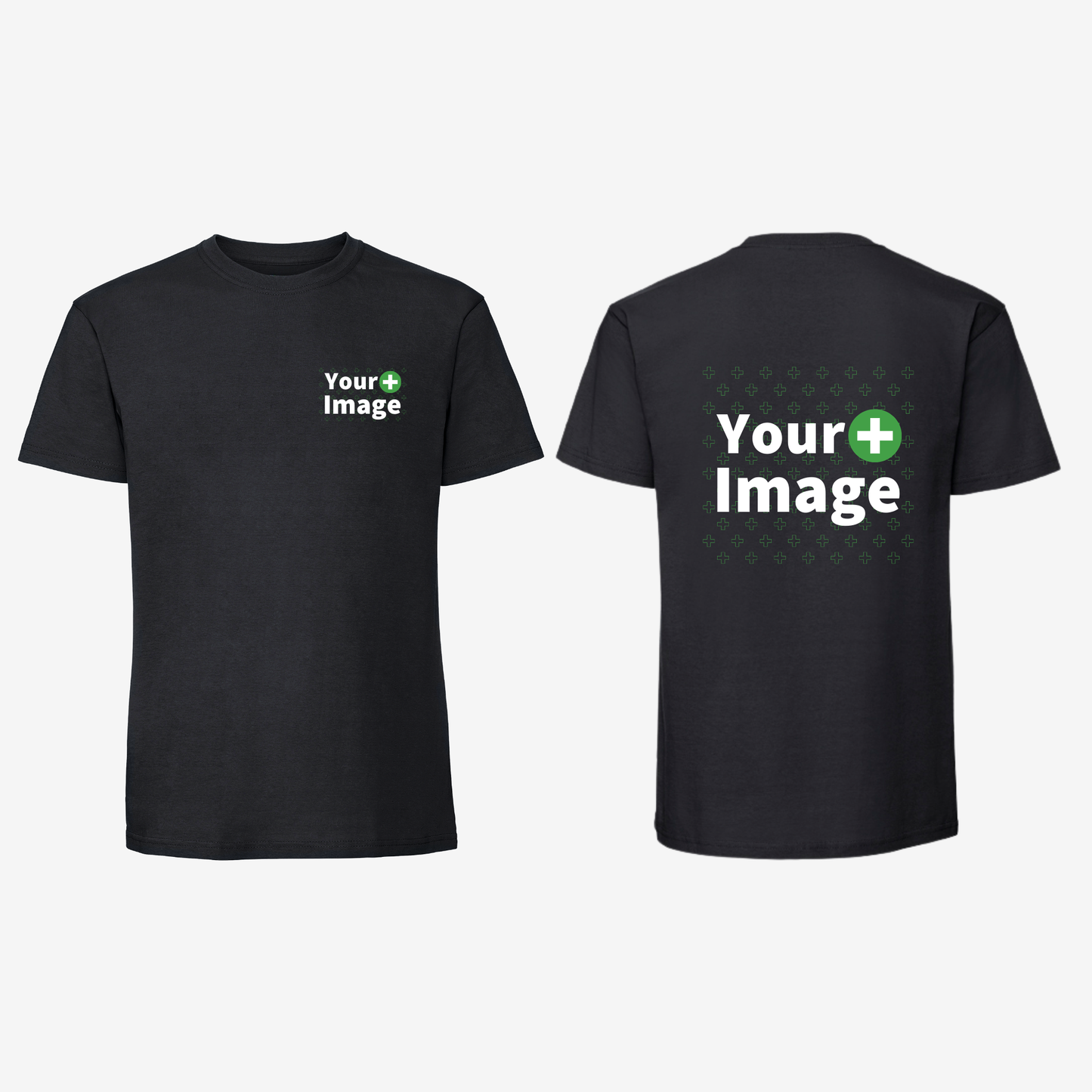 Custom Printed - REGULAR FIT T-SHIRT - Black