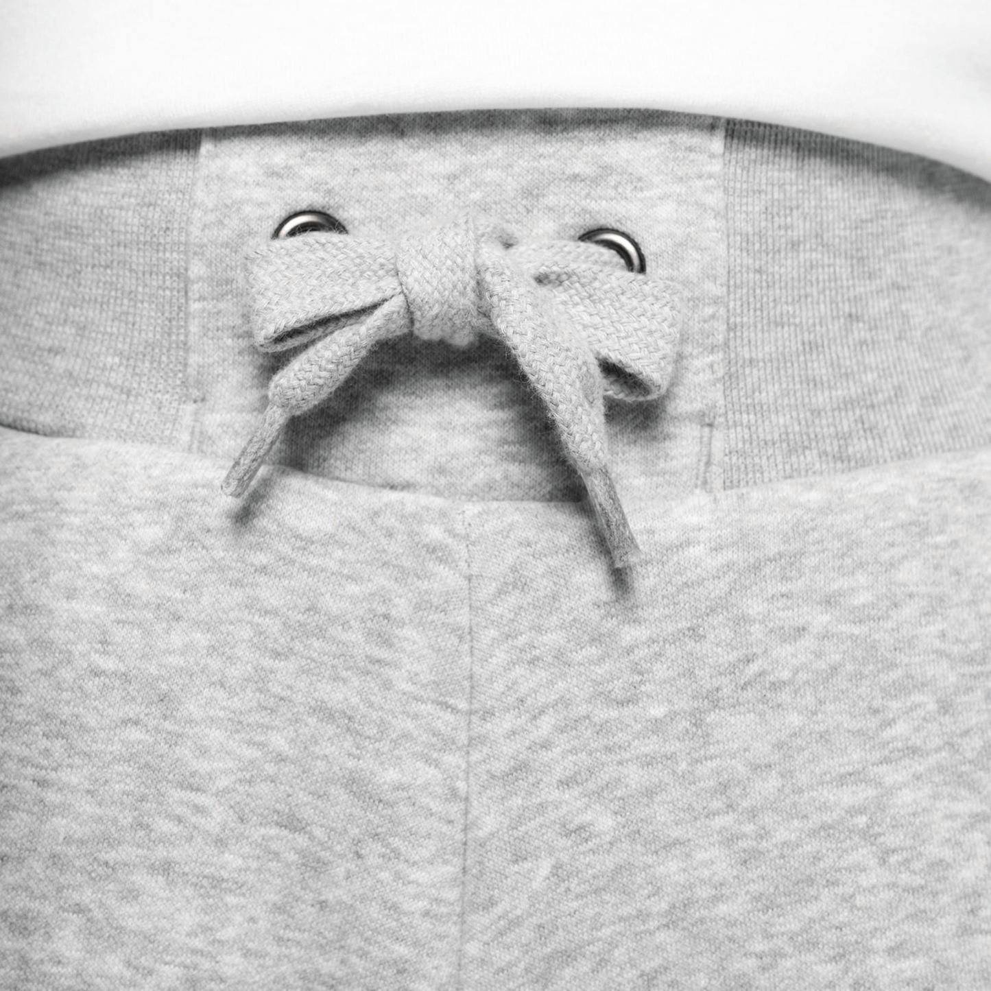 PLAIN RELAXED FIT JOGGING SWEATPANT - Heather Slub Gray