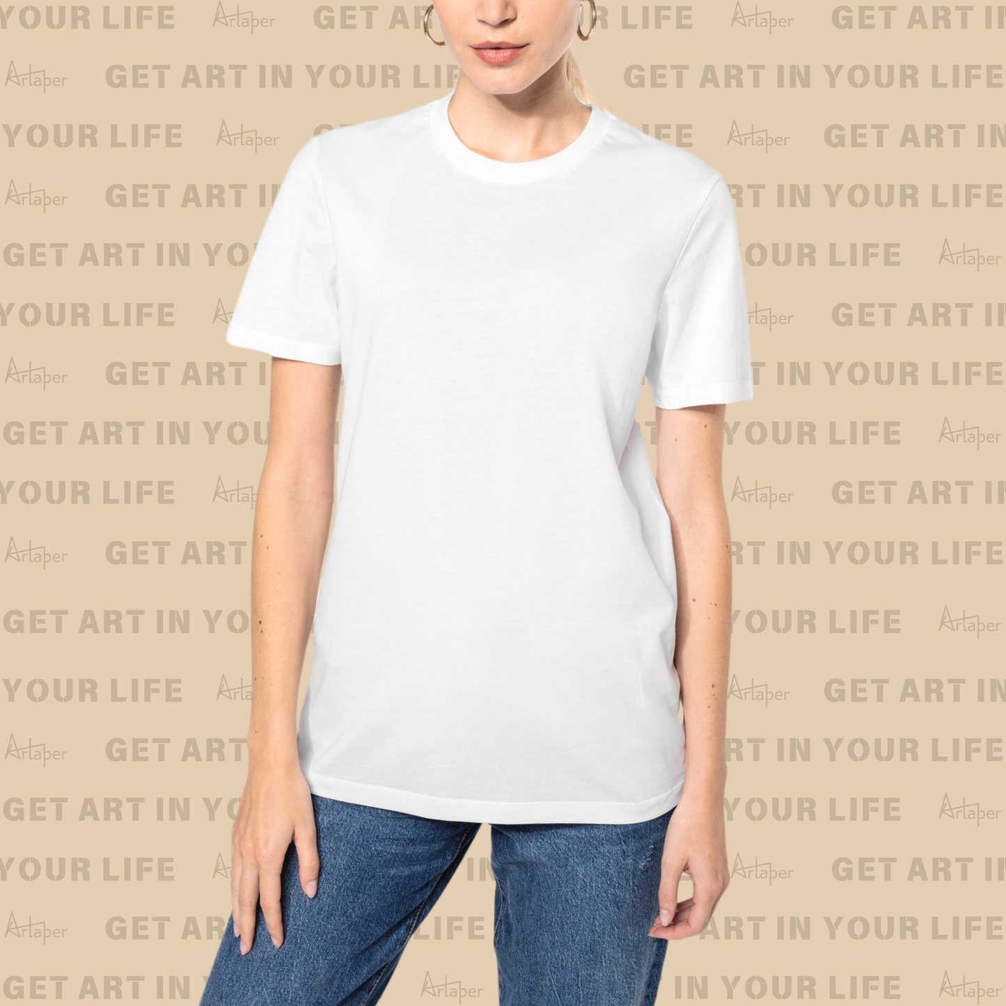 REGULAR FIT PLAIN T-SHIRT - White