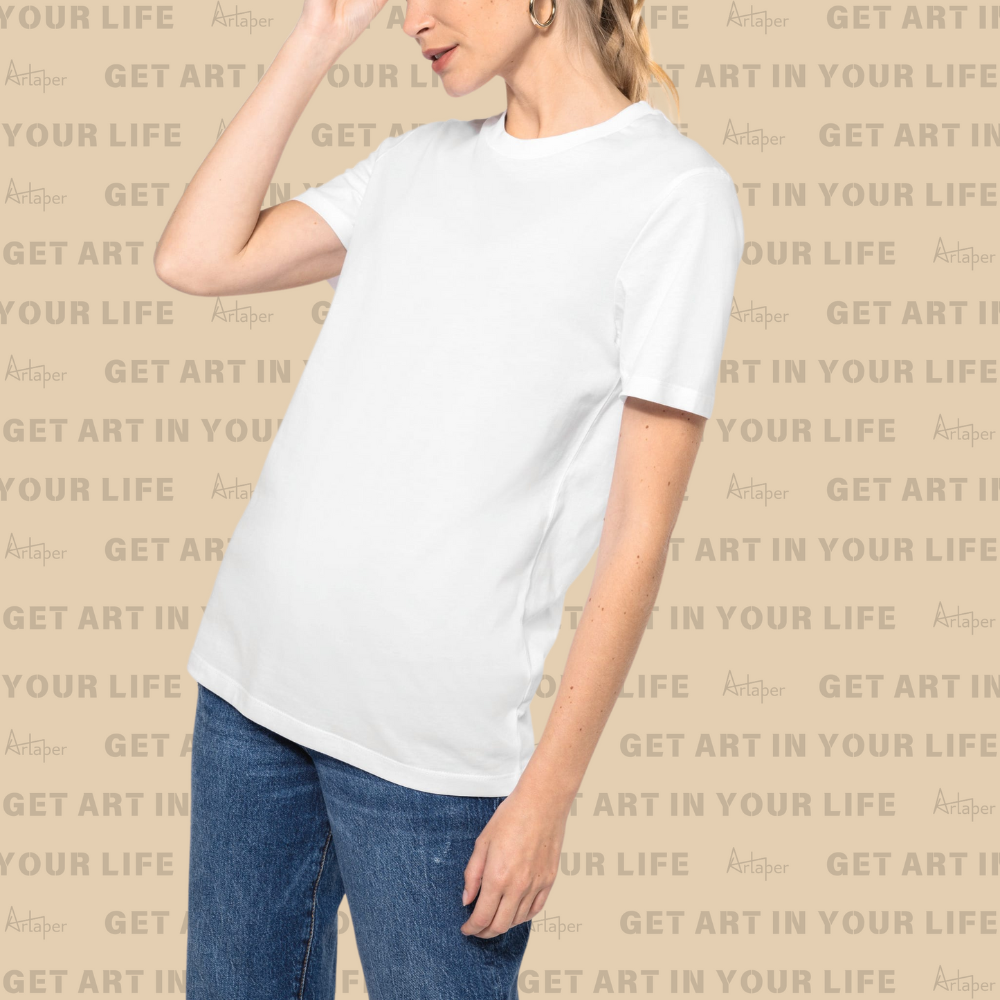 REGULAR FIT PLAIN T-SHIRT - White
