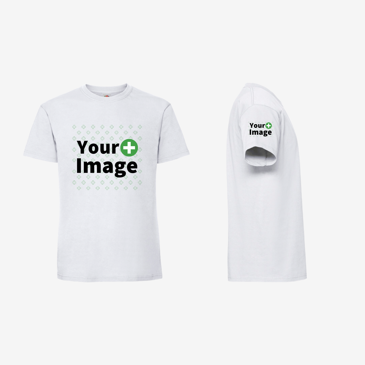 Custom Printed - REGULAR FIT T-SHIRT - White