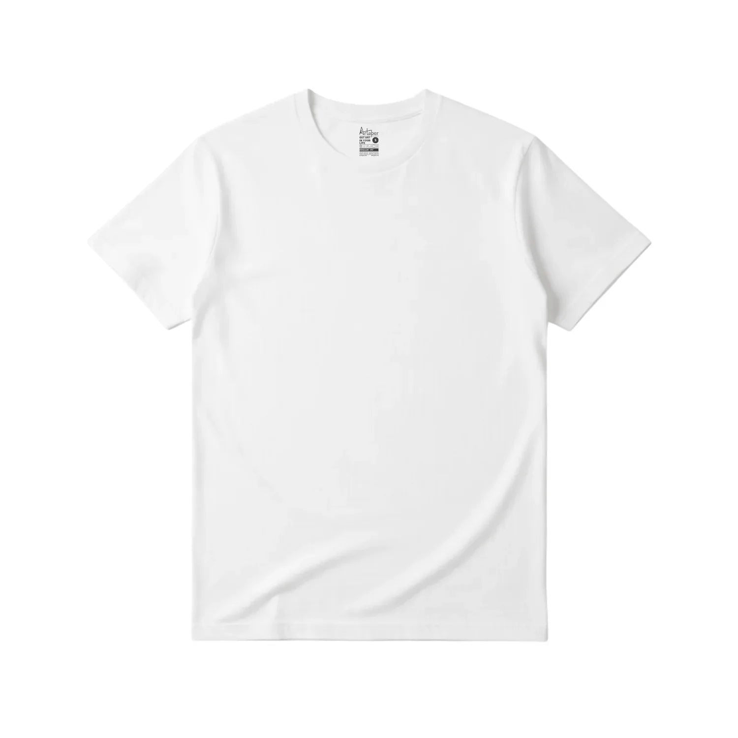 Plain Regular Fit T-shirts - Artaper