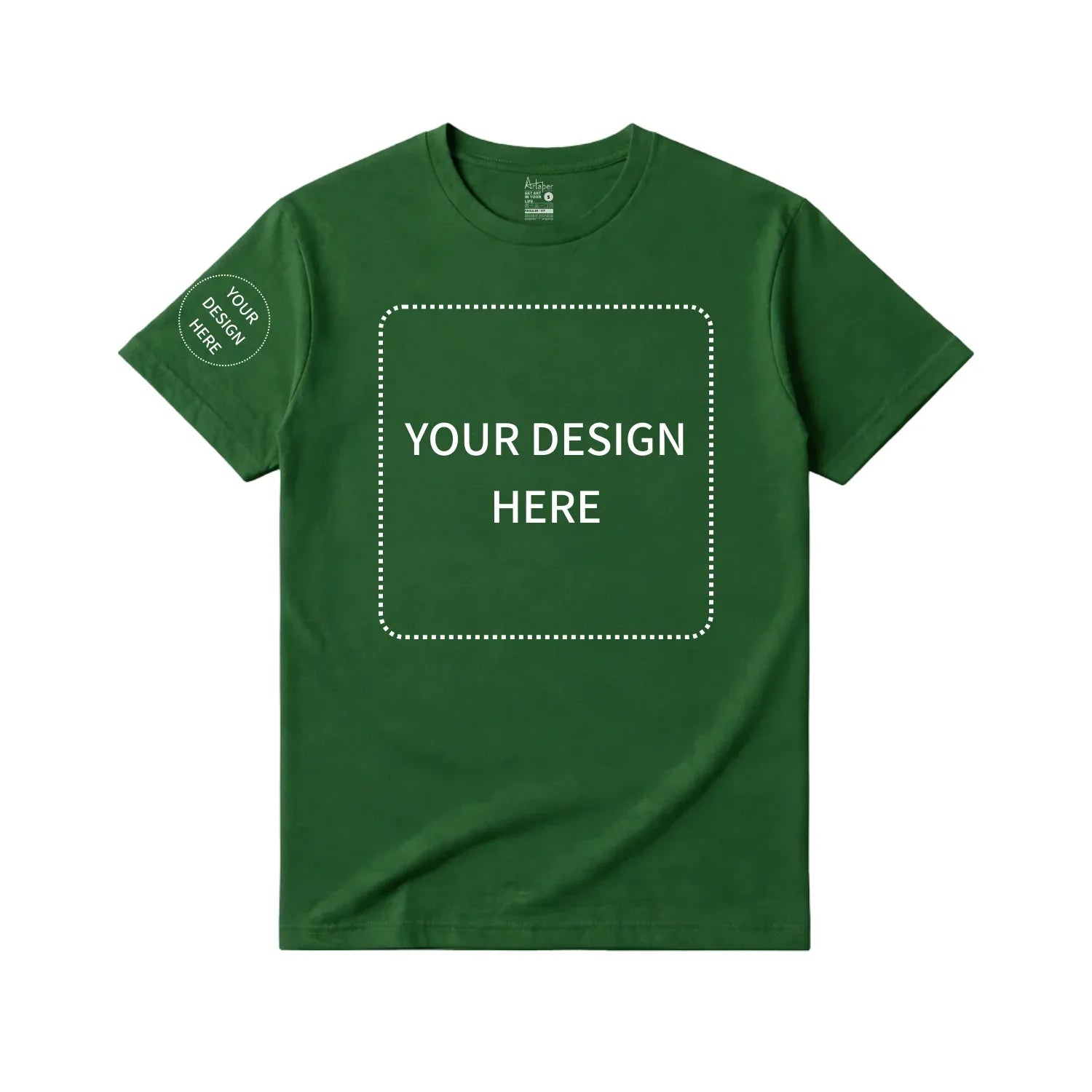 Custom Printed Regular Fit T-shirt - Artaper