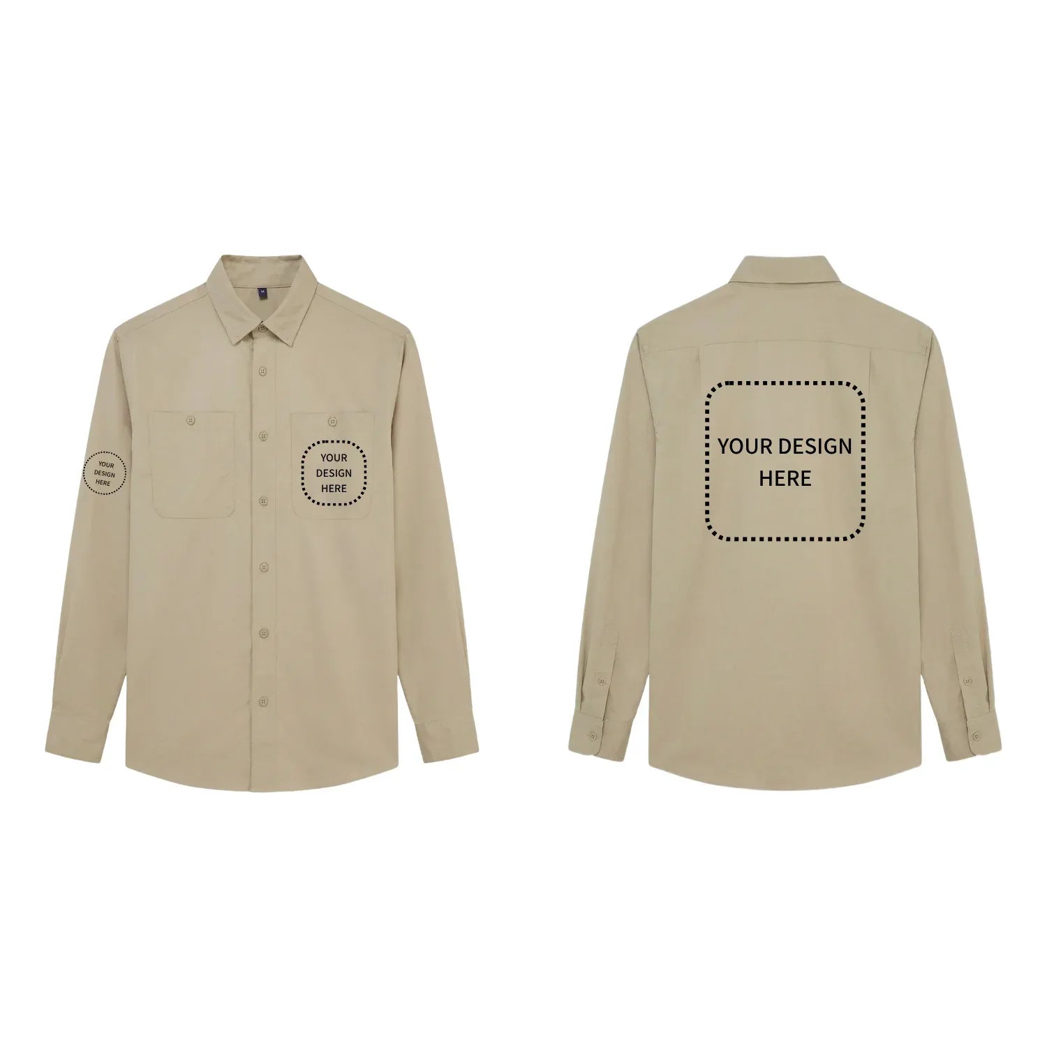 Custom Printed Full Sleeve Shirts with Pockets