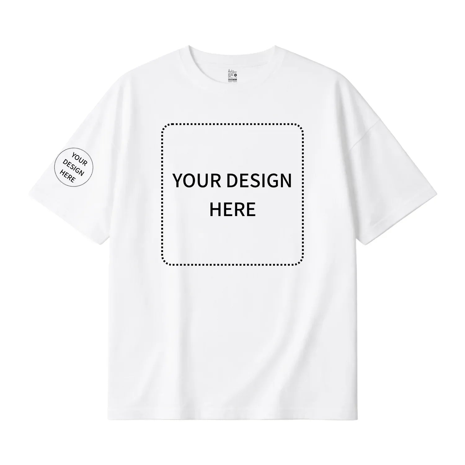 Custom Printed Oversized Drop Shoulder T-shirts - Artaper