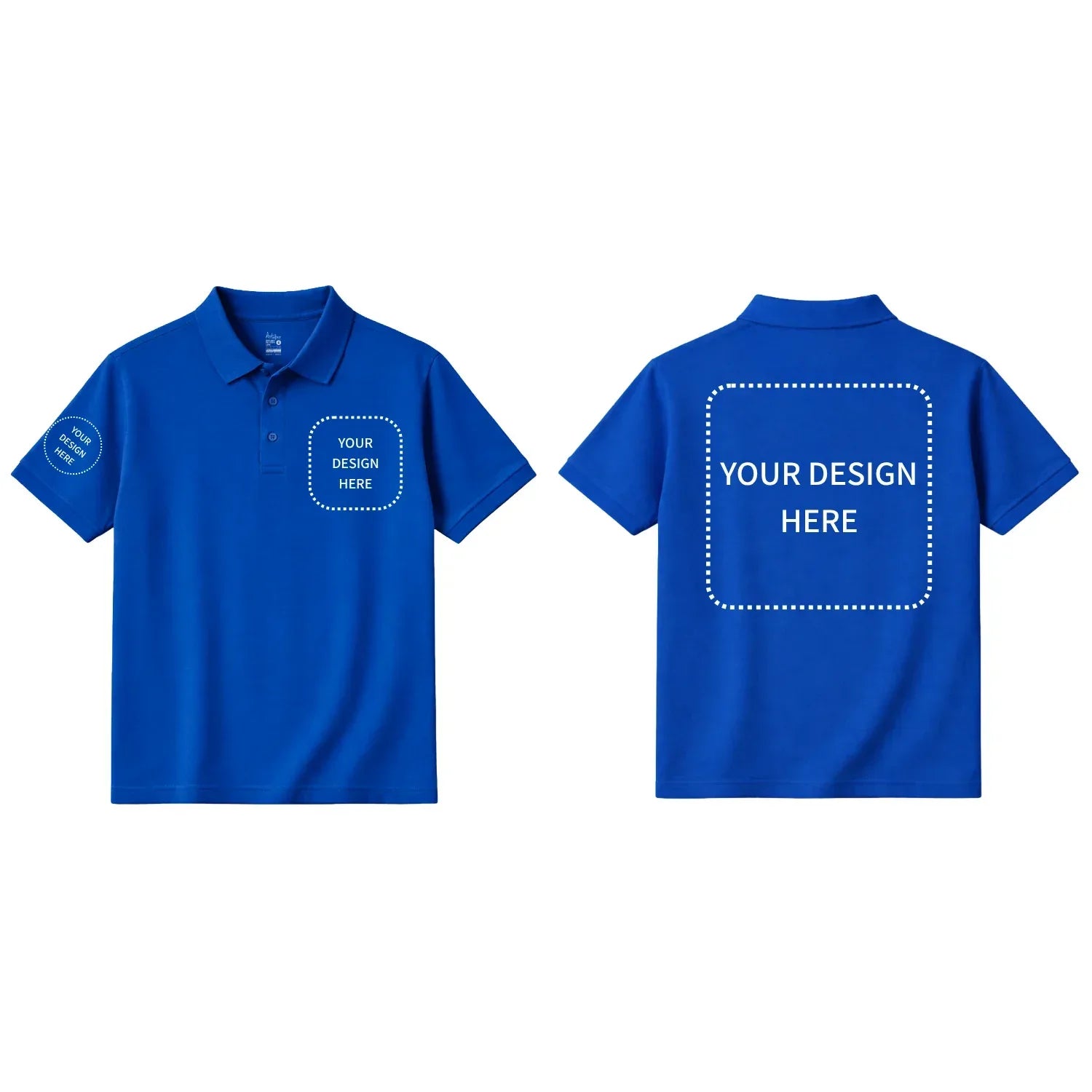 Custom Printed Short Sleeve Polos - Artaper