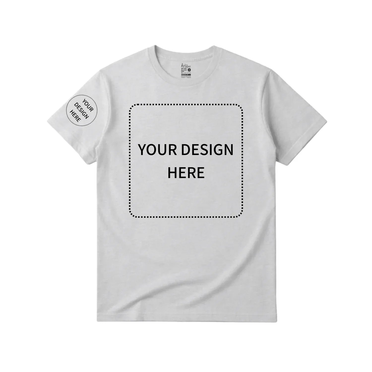 Custom Printed Regular Fit T-shirt - Artaper