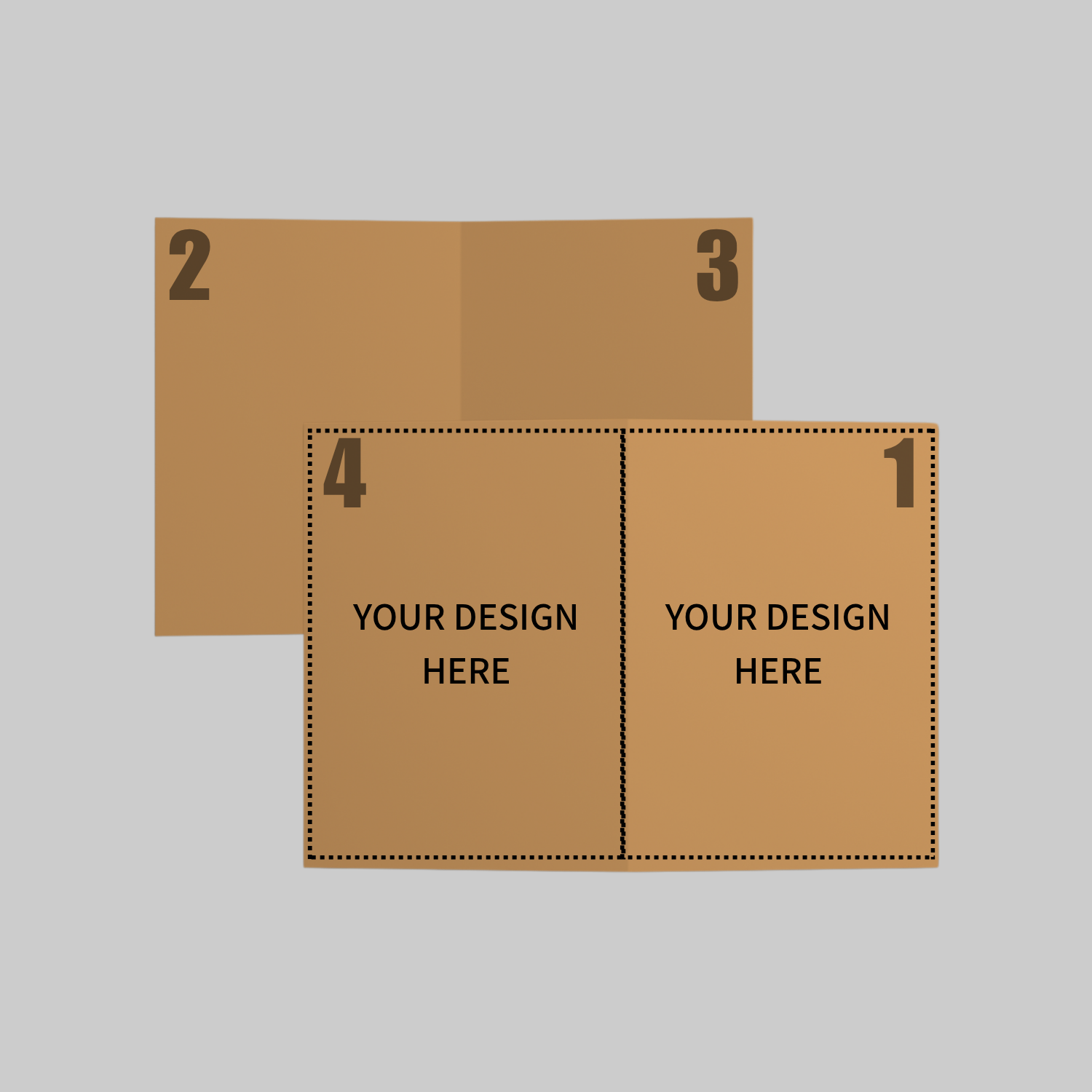 A5 - Custom Printed Half Fold Brochures