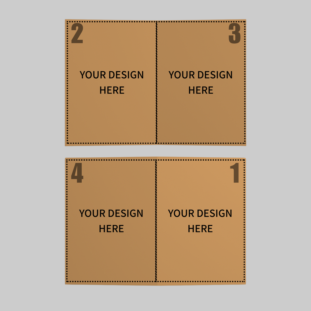 A5 - Custom Printed Half Fold Brochures