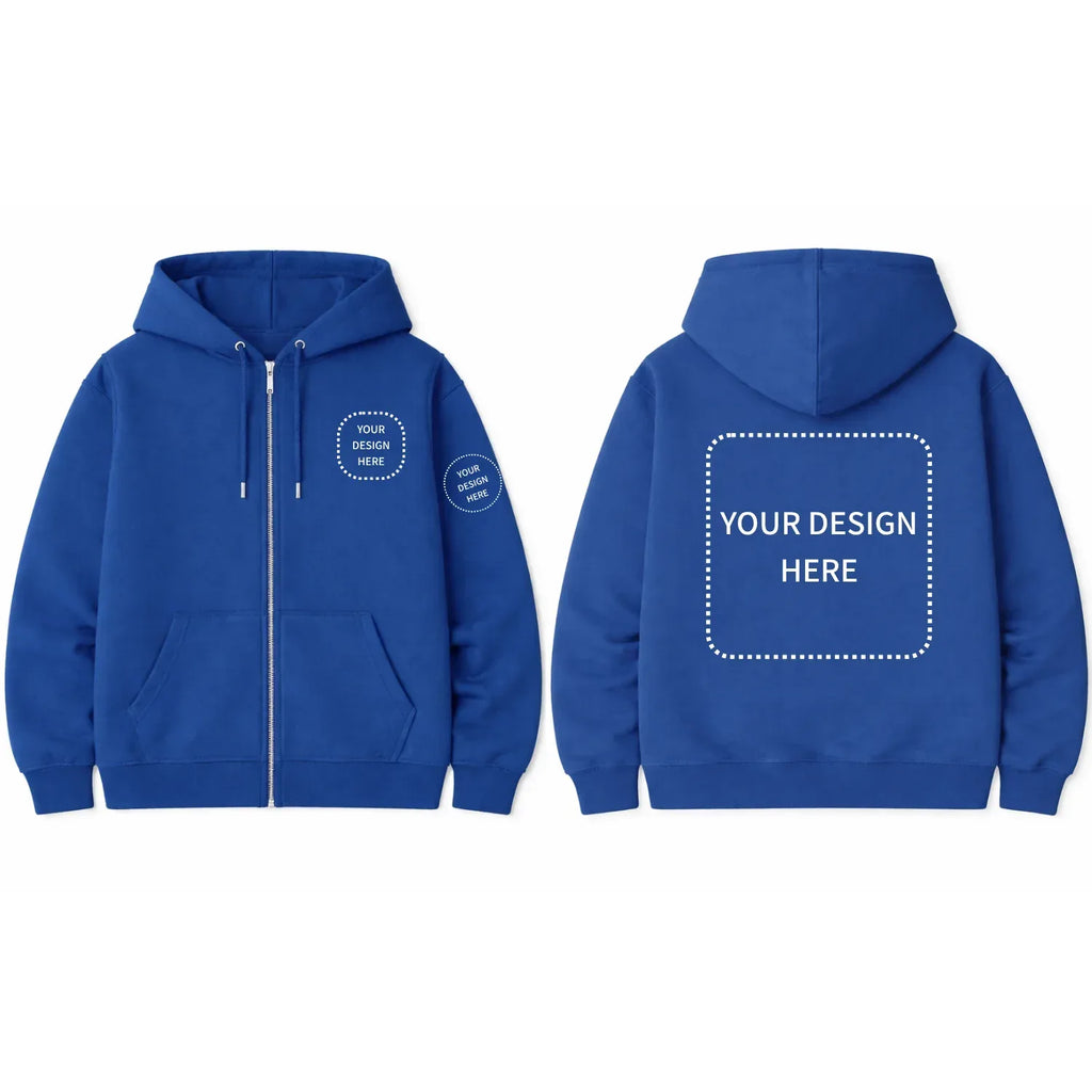 Custom Printed Regular Fit Hooded Jackets