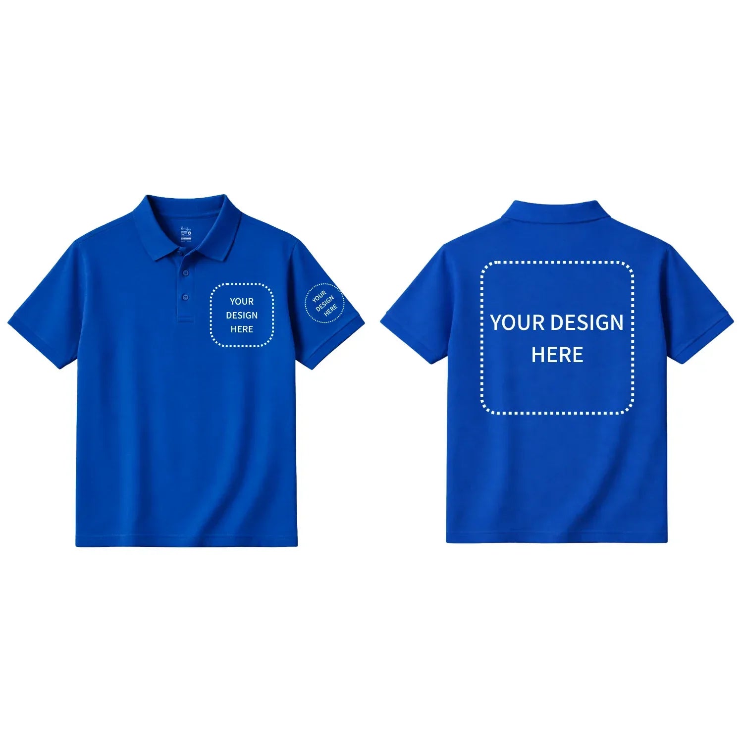 Custom Printed Short Sleeve Polos - Artaper