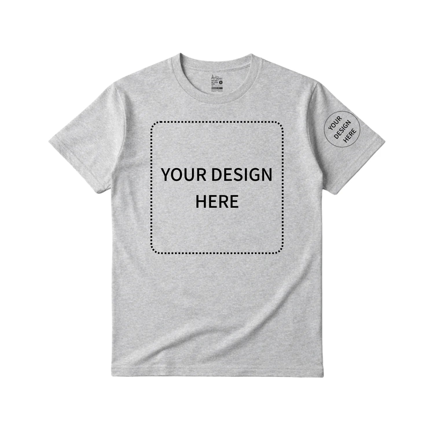 Custom Printed Regular Fit T-shirt - Artaper