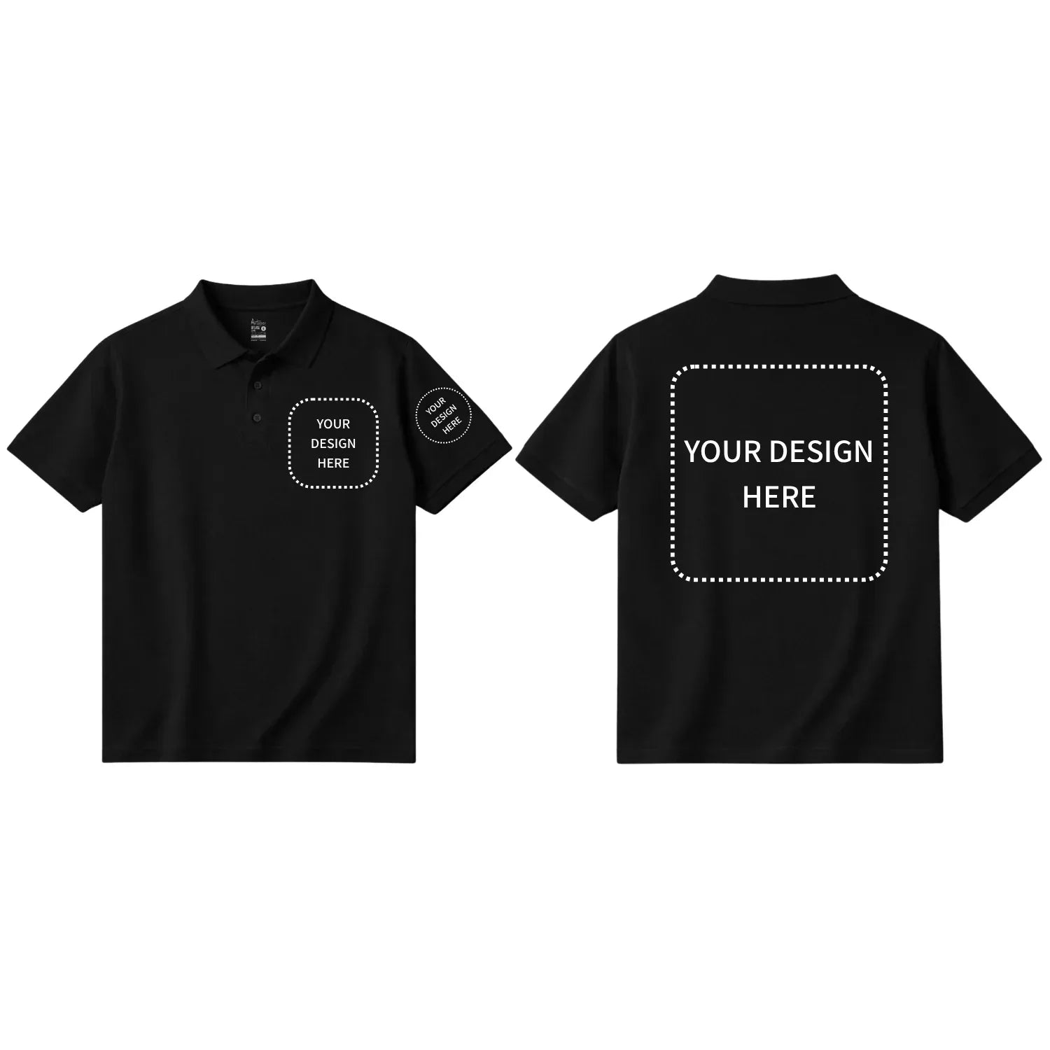 Custom Printed Short Sleeve Polos - Artaper