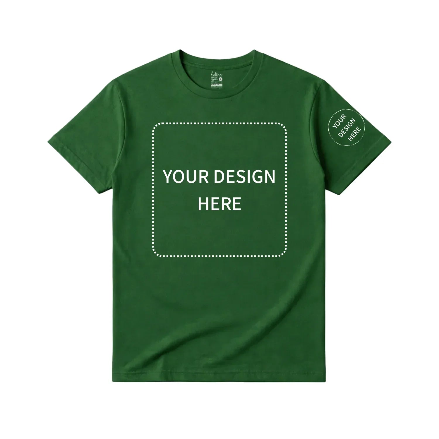 Custom Printed Regular Fit T-shirt - Artaper