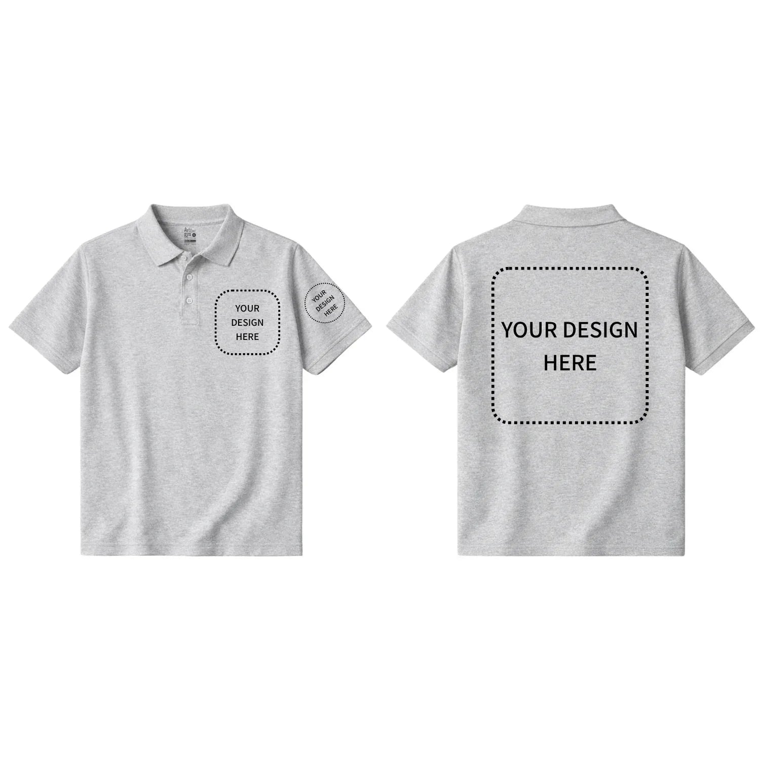 Custom Printed Short Sleeve Polos - Artaper