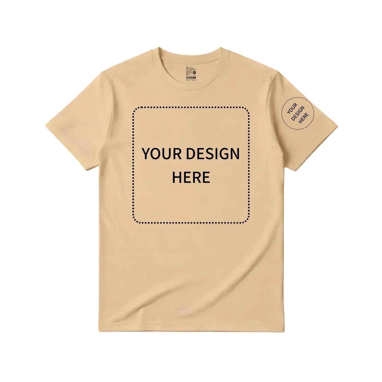 Custom Printed Regular Fit T-shirt - Artaper