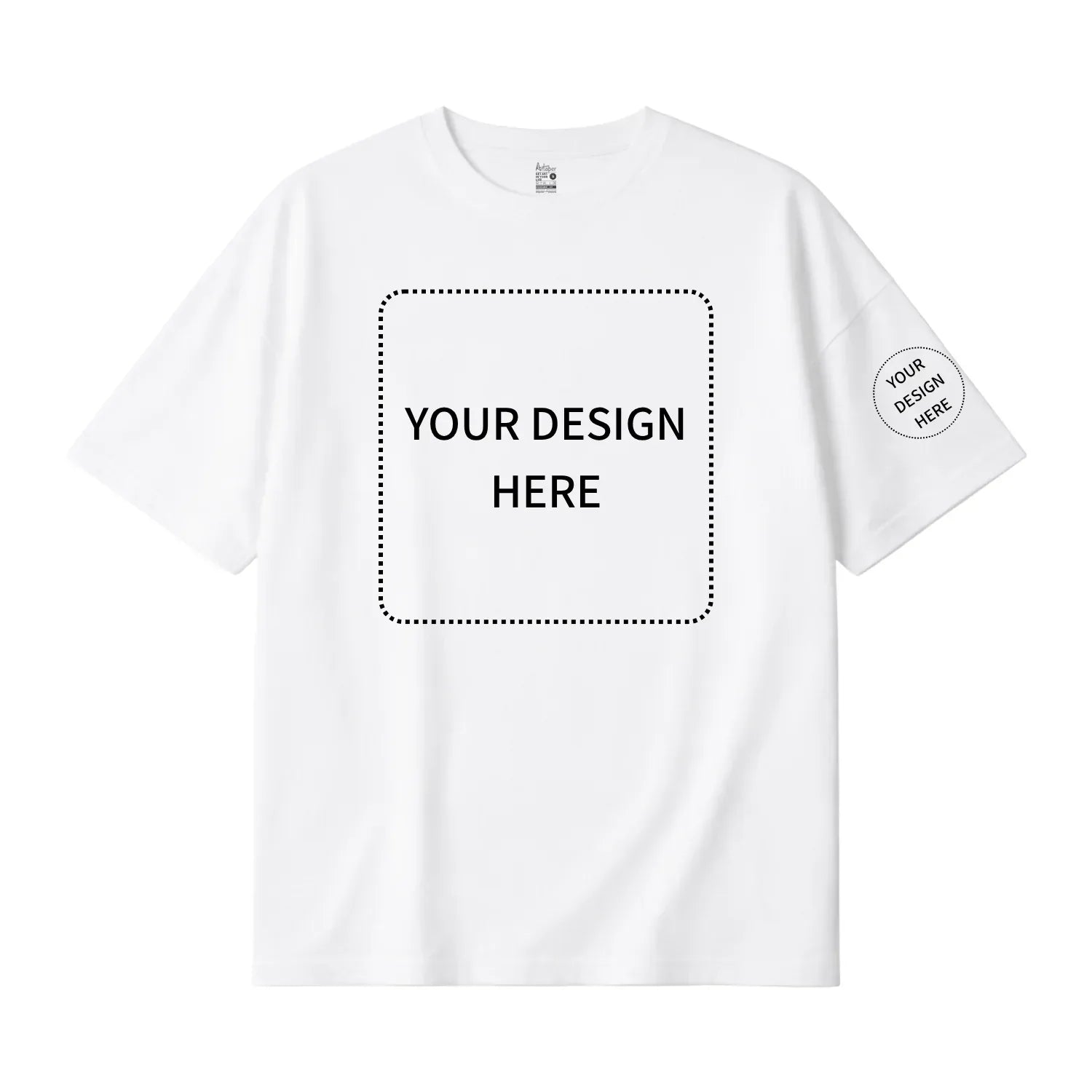 Custom Printed Oversized Drop Shoulder T-shirts - Artaper