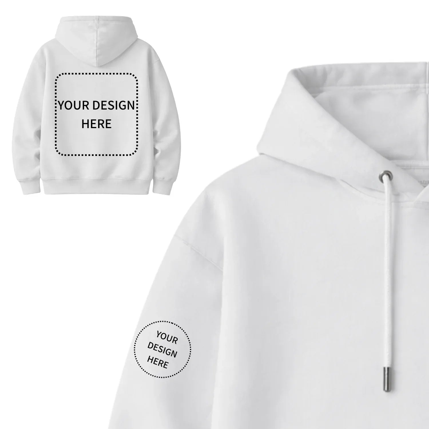 Custom Printed Regular Fit Hoodies